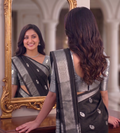 Trendy Designer Zari Woven Cotton Silk Saree With Unstiched Blouse Peice