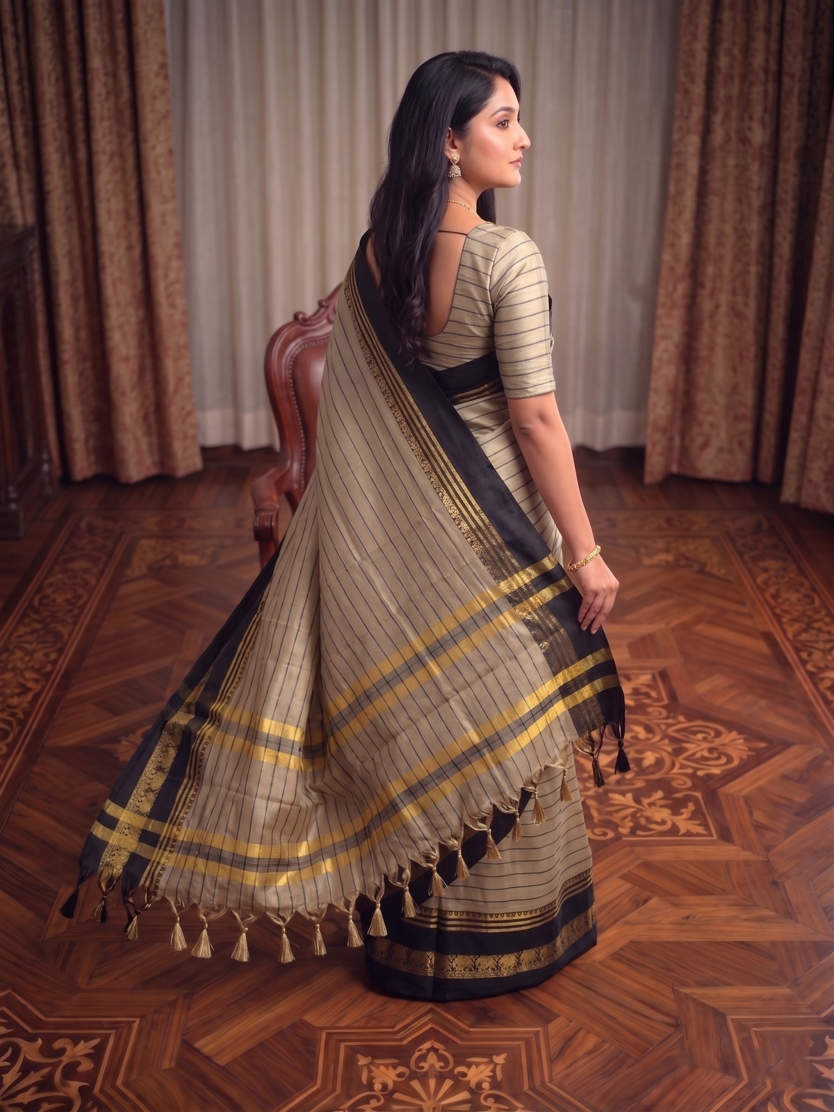 Tussar Black