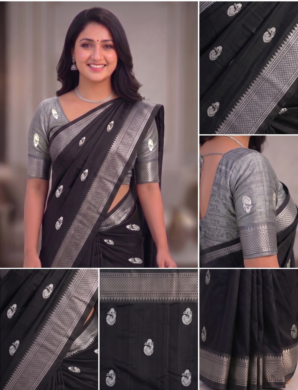 Trendy Designer Zari Woven Cotton Silk Saree With Unstiched Blouse Peice