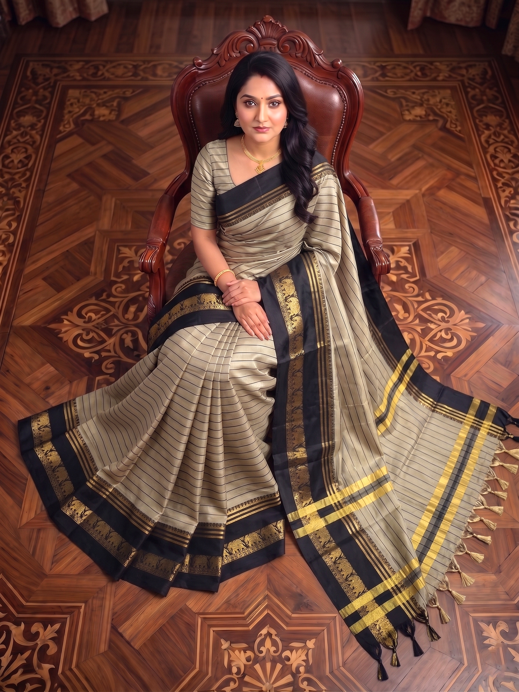 Tussar Black