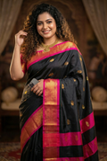Trendy Designer Zari Woven Cotton Silk Saree With Unstiched Blouse Peice