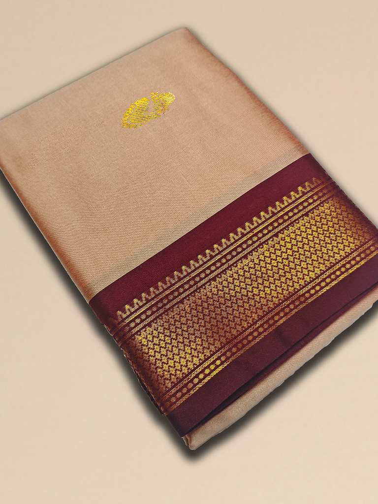 Reenat's Premium Zari Woven Paithani Saree With Contrast Blouse